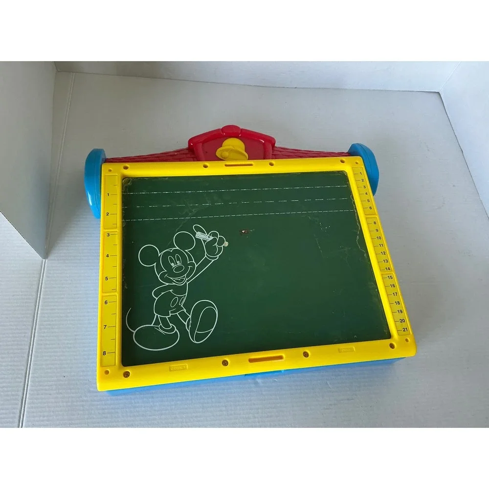 Disney Vintage Magnetic Alphabet Chalkboard Activity Set Mickey Mouse One Size